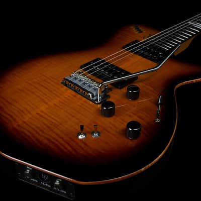 Godin LGXT Cognac Burst Flame AA 2024 - Burst image 7