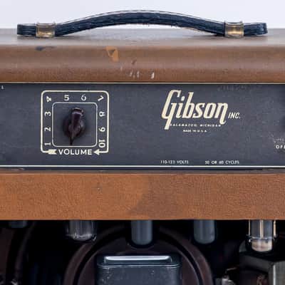 1953 Gibson BR-6 Vintage 1x10 Tube Amp, Serviced image 9