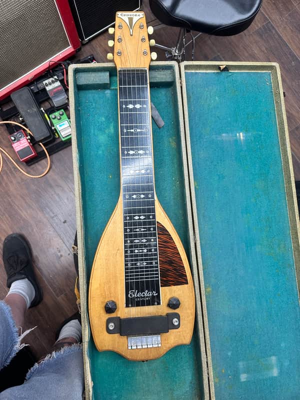 1941 Epiphone Century Lap Steel w/ original case- Natural image 1