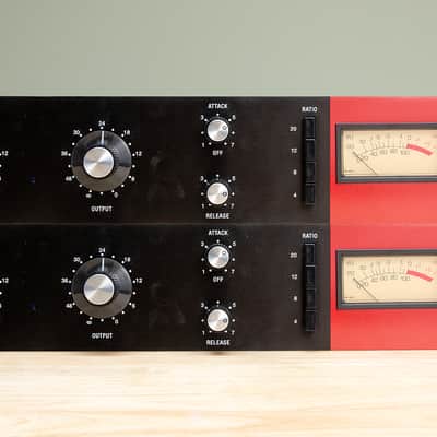Hairball Audio 1176 Rev F Compressors (w/ Orange Drop Mod), Stereo Pair with Active Link Cards image 1