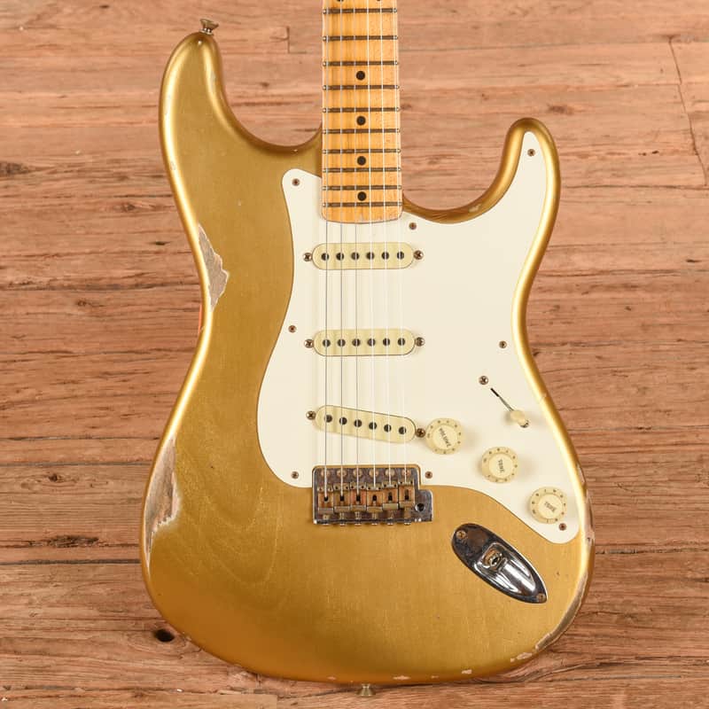 Fender Custom Shop '57 Stratocaster Relic HLE Gold 2021 image 1
