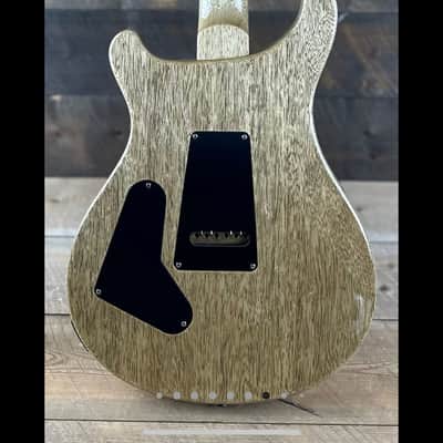 PRS Custom 24 Semi-Hollow Wood Library Flame Maple 10 Top Korina Body/Neck Ebony Fretboard- Charcoal Finish image 15