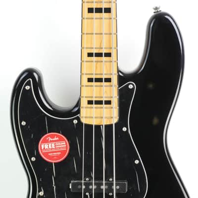 Squier Classic Vibe 70s Jazz Bass Left Handed Black image 4
