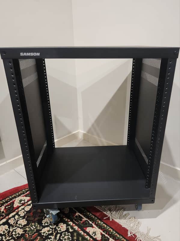 Samson 12RU Studio Rack Cabinet with Castors image 1
