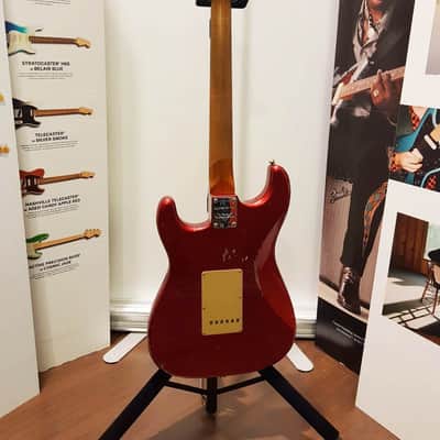 Fender Custom Shop Limited Edition Stratocaster Roasted "Big Head" Relic Aged Candy Apple Red image 16