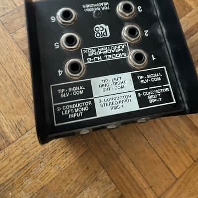 ProCo Pro Co HJ6 - 6 Channel Headphone Distribution Box image 2