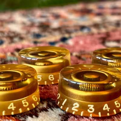 1953 1954 1955 Gibson Les Paul Speed Knobs barrel Gold Goldtop image 3