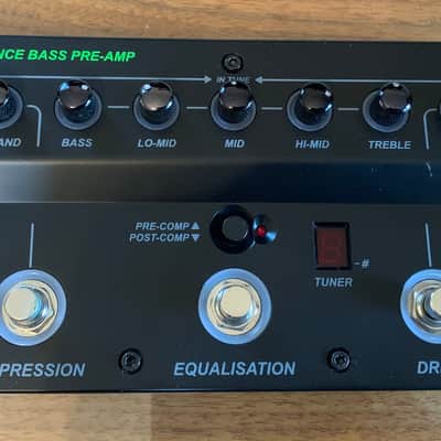 Trace Elliot Transit B Bass Multi-Effect and Preamp Pedal - Drive, EQ, Multi-band Comp, Tuner, DI image 1