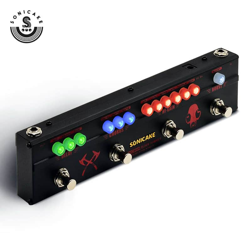 Sonicake Multi Effects Pedal BLACK HAMMER Hi Gain Distortion Delay Chorus,price include the import duty for US buyer image 1