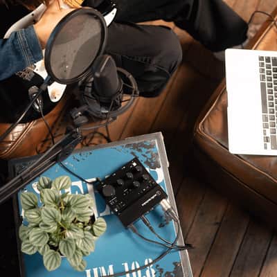 Audio-Technica AT-UMX3 Livestreaming USB Audio Mixer (Black) image 6