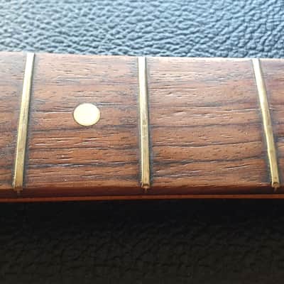 1969 Fender Mustang Rosewood NECK w/ Competition Red Matching Headstock /CBS Fullerton USA Offset/ image 3