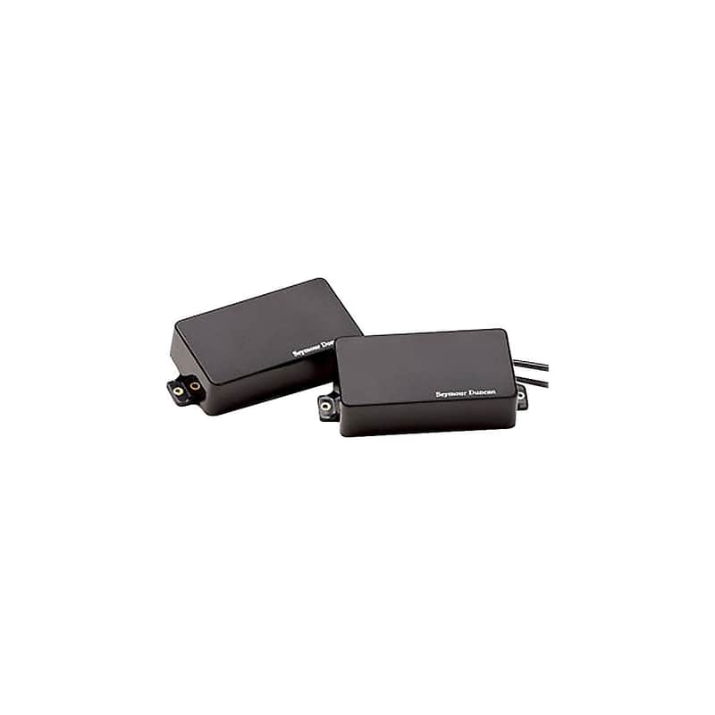 Seymour Duncan AHB-1s Blackouts Active Humbucker 2-piece Pickup Set - Black image 1