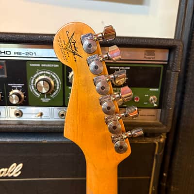 Fender Custom Shop Michael Landau '63 Stratocaster Relic 2013 - Present - Fiesta Red over 3-Color Sunburst image 8