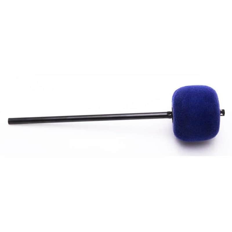 Danmar Blue Felt Bass Drum Beater, Black Shaft image 1