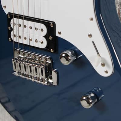 Yamaha PAC112V Double Cut Solid Body Electric Guitar United Blue Finish image 4