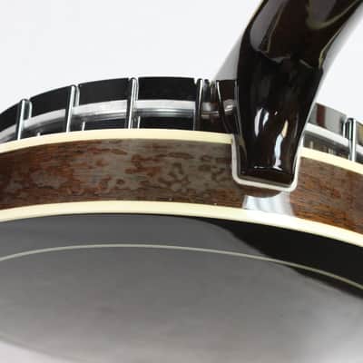 Vintage Brazos Custom Made 5-String Banjo Closed Back 24 Brackets Japan #ISI1490 image 8