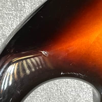 1980s Fender ST-562 MIJ Japan Contemporary Stratocaster guitar body sunburst image 7