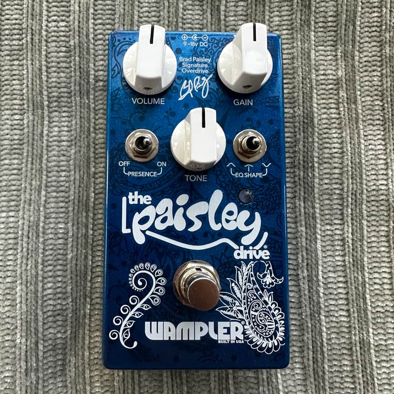 Wampler Paisley Drive V2 2010s - Blue image 1