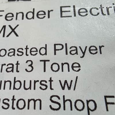 Fender Player Stratocaster Custom Shop Fat 50s BRAND NEW! FSR Limited Special Edition 3 Tone Sunburst Roasted Maple Neck American USA Custom Shop Pickups SSS Strat image 4