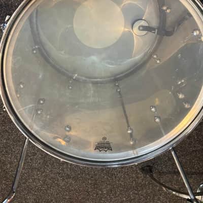 Ludwig Big Beat Late-70s 24" 4-piece Stainless Steel Drum Kit image 7