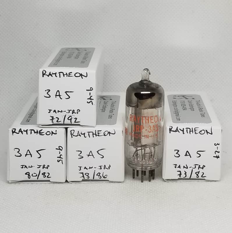 Raytheon JRP JAN 3A5 Matched Quad NOS DCC90 image 1