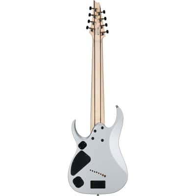 Ibanez RGDMS8 Multi-Scale Electric Guitar, 8-String, Clear Silver Metallic image 5