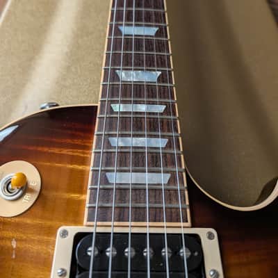 Gibson Les Paul Less Plus Electric Guitar 2015 Flamed Desert Burst W/OHSC & Candy image 11