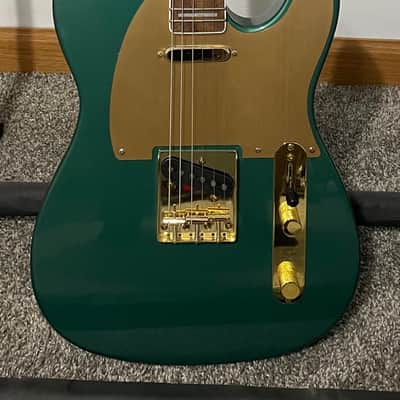 Squier 40th Anniversary Gold Edition Telecaster Sherwood Green image 1