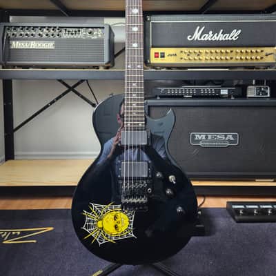 ESP KH-3 Kirk Hammett Signature - Black with Custom Graphic image 1