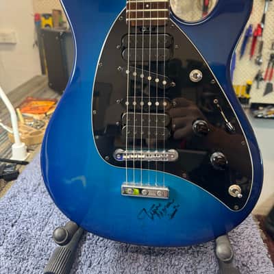 Ernie Ball Music Man Steve Morse 2005 - Translucent Blue image 1