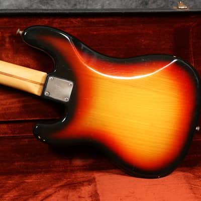 1977 Fender Precision Bass - Sunburst - OHSC image 5