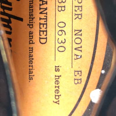 Epiphone Noel Gallagher Supernova 1997 - 2005 - Ebony image 4