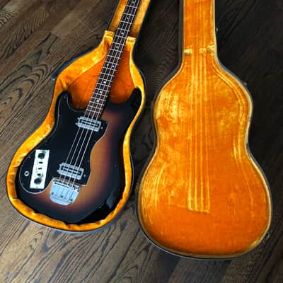 Rare! Hofner Model 182 LEFTY Short Scale Electric Bass 1970’s w/ OCBC image 25