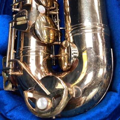 1970 CG CONN Shooting Star Tenor Sax - Brass Lacquor image 8