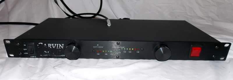 Carvin AC120 rack mount power conditioner with front and rear lights image 1