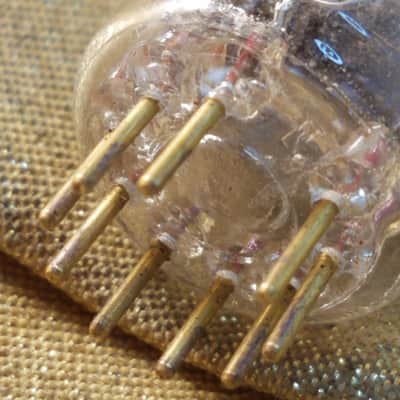 Amperex JAN 6922 tNOS AT1000 TESTED Balanced! PI Vacuum Tube USA Military Gold Pins E88CC dual triode 1960-1966 image 5