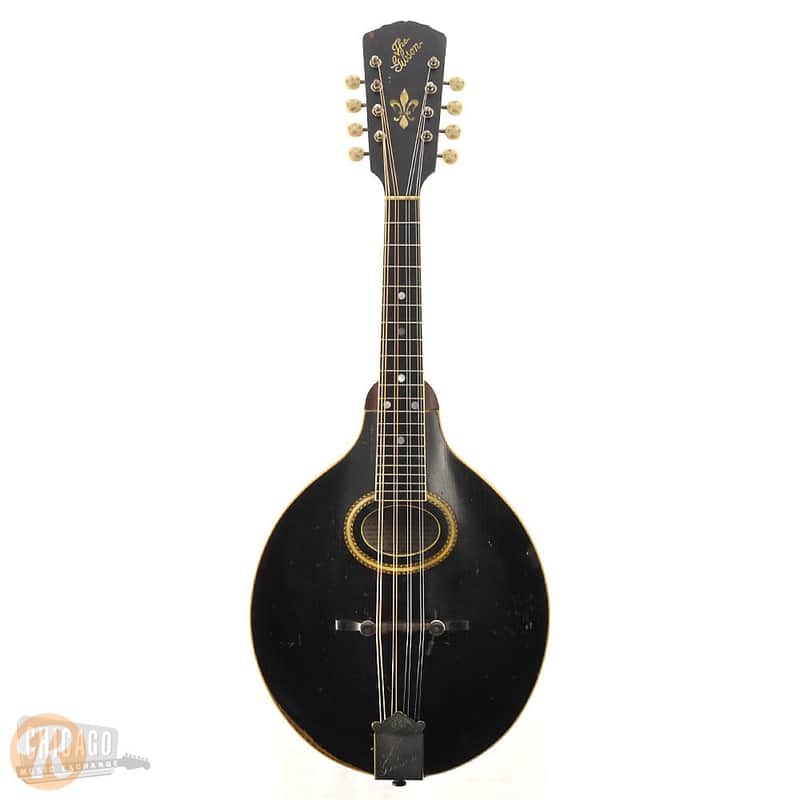 Gibson Style A-4 Mandolin Black 1912 image 2