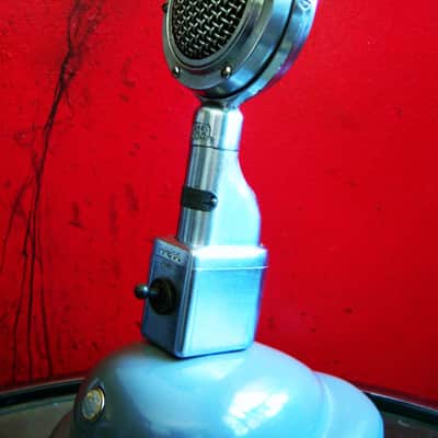 Vintage RARE 1930's Shure 70H crystal microphone w Shure S-36 stand and A84B adapter 55 55S 737A image 13