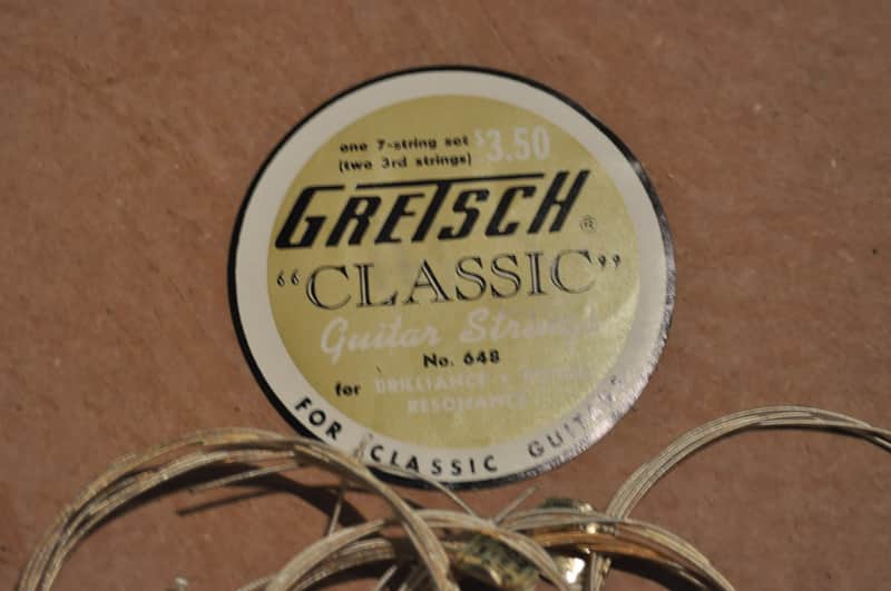 Gretsch 'Classic' Guitar strings set - 1950's "T" roof logo in original box image 1