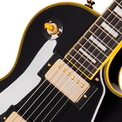 Epiphone Joe Bonamassa '59 Les Paul Custom Electric Guitar NEW - Antique Ebony image 6