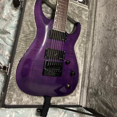 ESP LTD SH-7 Evertune Brian (Head) Welch Signature 2017 - Present - See Thru Purple image 1