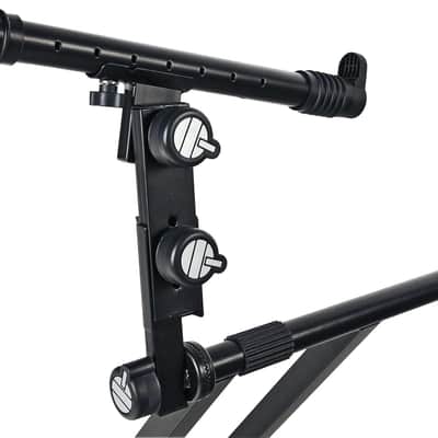 QuikLok QL642 Double-Braced X-Style 2-Tier Keyboard Stand - Black image 3