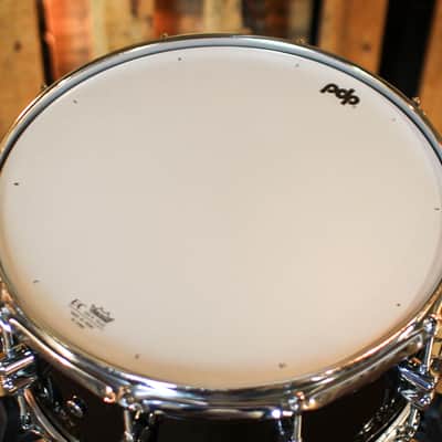 PDP 6.5x14 Concept Black Nickel over Steel Snare Drum - PDSN6514BNCR image 4