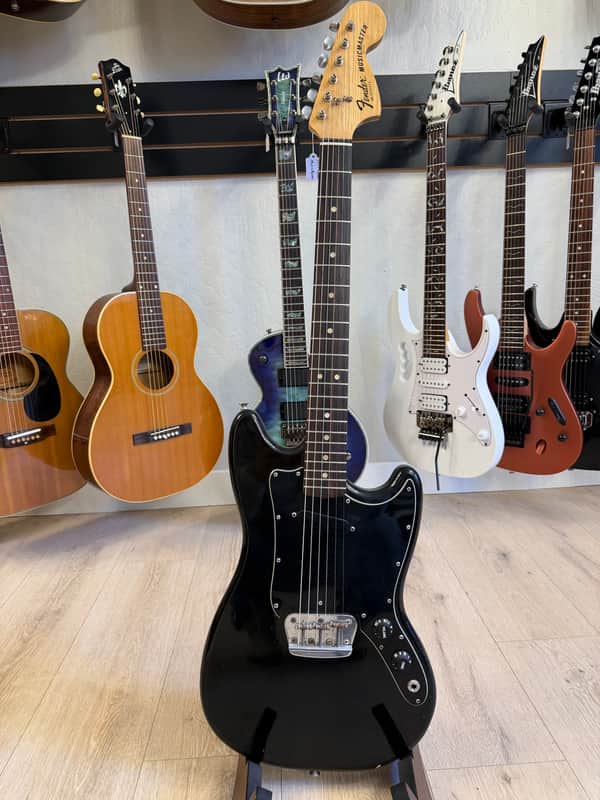 Fender Musicmaster with Rosewood Fretboard 1977 - 1980 - Black image 1