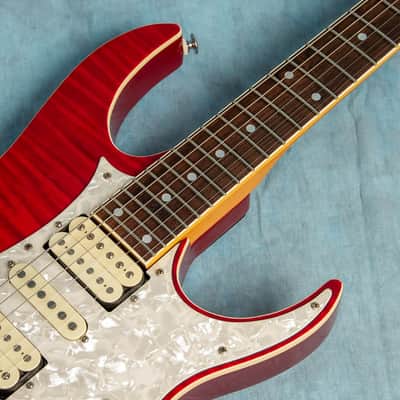 USED Ibanez RT650 Transparent Red 1993 Electric Guitar w/Gig Bag image 4