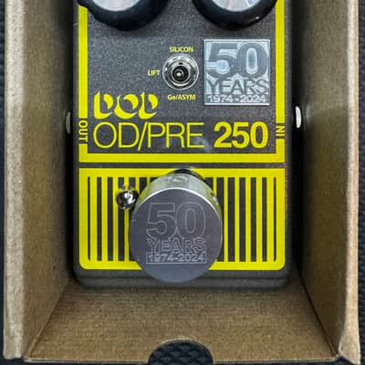 DOD 50th Anniversary Overdrive Preamp 250 2024 - Grey / Yellow image 1