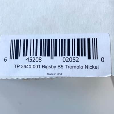 Early MADE in USA, Bigsby B5 Vibrato Tailpiece with Vibramate! NOS image 9
