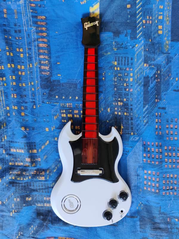 Gibson Power Tour Hasbro Tiger Guitar 2007 White image 1