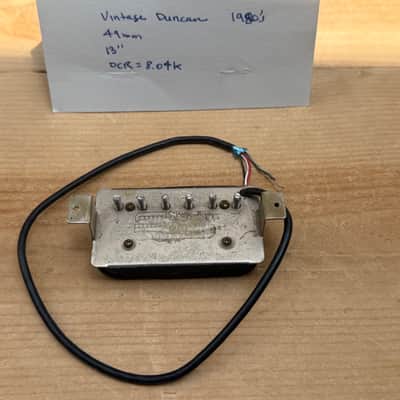 Vintage 1980's Seymour Duncan SH-1b '59 Bridge Humbucker Pickup - Maricela "MJ" Juarez - Black image 6
