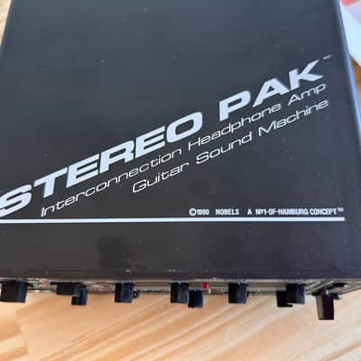 Nobels Stereo Pak 90's Guitar Headphone Amp Sound Machine Made in Korea MINT! Excellent Condition image 11